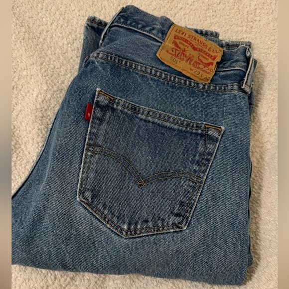 501 Levi Jeans w/ blank red tab - Picture 1 of 7